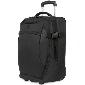 New! 🇨🇭🧳🙈✈️🌎 SwissGear Softside Black Travel Luggage Carry-On